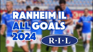 Ranheim IL alle 57 Mål i 2024💙🤍 [upl. by Tenrag]