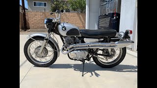 1966 Honda CL77 305 Scrambler [upl. by Megan853]