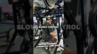 2 Seated Hammer Strength Low Row [upl. by Yeltihw]