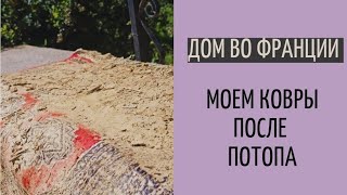 дом во Фрвнции 39 спасаем ковры после потопа стирка ковров kärcher [upl. by Nooj]