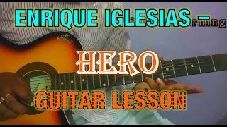 Hero Guitar Lesson  Enrique Iglesias Guitar Tutorial  Vikas Sharma [upl. by Barcroft]