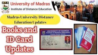 Madras University IDE Books amp ID card Updates  Classlike [upl. by Hsaka797]