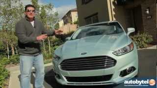 2013 Ford Fusion Hybrid Test Drive amp Car Video Review [upl. by Schoof]