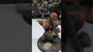 How to paint oak leaf pattern 1943 waffen ss camouflage bolt action [upl. by Ticon]