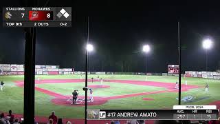 Saugerties Stallions 29122  Amsterdam Mohawks 357  073024  PGCBL East Championship [upl. by Anaher]