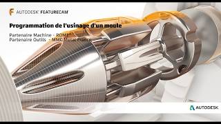 Autodesk FeatureCAM  programmation usinage de moule [upl. by Upshaw]