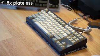 Geon F18X Plateless Keyboard Typing Sound Test [upl. by Jedthus]