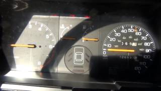 1985 Honda Accord DX 5MT Cold Start 15°F [upl. by Nuahc]