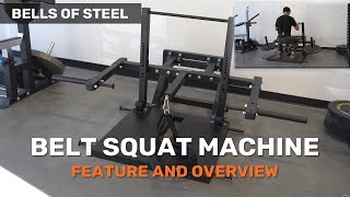 Bells of Steel Belt Squat Machine  Feature and Overview [upl. by Mcclure]