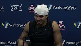 Arizona Football Press Conference  Treydan Stukes amp Dalton Johnson [upl. by Nahtnahoj168]