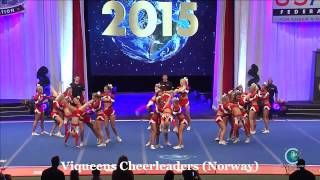 Viqueens Cheerleaders Norway 2015 International Open 6 Finals [upl. by Wernher]