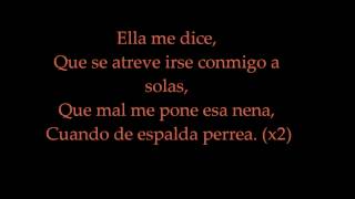 Tony Dize  Ella me dice letra [upl. by Etteyafal505]