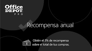 Office Depot Pro Recompensa Anual [upl. by Eicyak850]