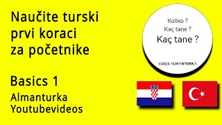 Naučite turski prvi koraci za početnike👉turski start [upl. by Naerol610]