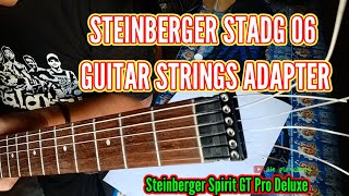 STEINBERGER STADG 06 GUITAR STRINGS ADAPTER STEINBERGER SPIRIT GTPRO DELUXE [upl. by Portingale]