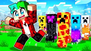 ESTOS CREEPERS EXISTEN en MINECRAFT  Karim Juega [upl. by Ecinnej]