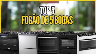 ✅ Top 5 Fogão de 5 Bocas  Melhores Fogões de Piso em 2024 [upl. by Sergu]