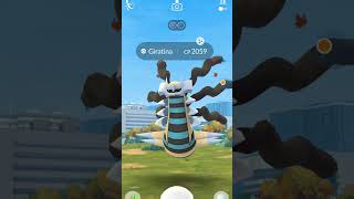 Shiny Giratina In Raids pokemongo [upl. by Relyks]