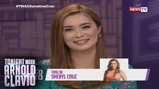 Tonight with Arnold Clavio Sheryl Cruz proud sa achievements ng pinsang si Sunshine [upl. by Lynde]