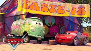 Relâmpago vai às compras em Radiator Springs  Pixar Carros [upl. by Baird]