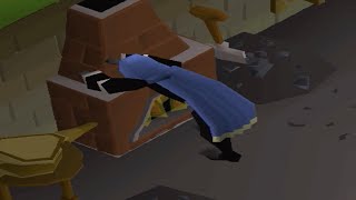 Smelting Iron Bars in Edgeville [upl. by Alister]