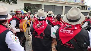 Los Taurinos en Cayambe desfile de las rosas [upl. by Atteloiv]