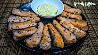 PanFried Salmon with Fragrant Oregano Quick and Healthy Meal [upl. by Brian]