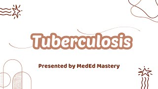 Tuberculosis part 2 Diagnosis Treatment and complications\ [upl. by Myriam637]