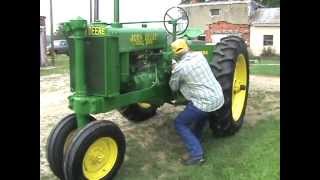 1957 John Deere 720 Diesel Plowing The Field At Sahuaro Ranch Park 2814 [upl. by Dottie]