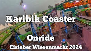 Karibik Coaster  Welte  Onride  Eisleber Wiese 2024 [upl. by Scharff]