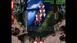 Galactic Attack Game Sample  Sega Saturn [upl. by Narol]