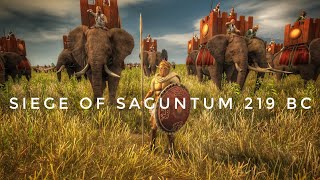 Siege of Saguntum 219 BC  Hannibal  Second Punic War  Part 1 [upl. by Ahsakal]