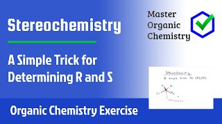 Stereochemistry  A Simple Trick for Determining R and S [upl. by Rennoc782]