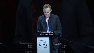 Tom Hiddleston reading a love letter April 2015 London Letters liveTomHiddleston hiddlestoners [upl. by Auohs]