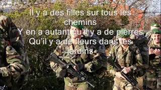 Les Cailloux  Chant de la Légion Etrangère [upl. by Dorella]