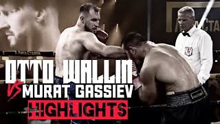 Otto Wallin vs Murat Gassiev  HIGHLIGHTS OttoWallin [upl. by Cormier]