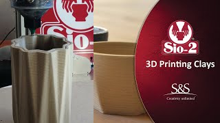 Sio2 3D Printing Clays 3D sculpting ceramics art sio2 sswholesale [upl. by Efal]