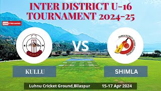 HPCA UNDER 16 INTER DISTRICT DAYS AT BILASPUR 202425 [upl. by Okimuy]