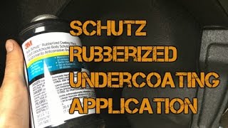 Applying Schutz Rubberized Undercoating by 3M Over Cured POR15 S2E12 [upl. by Denyse]