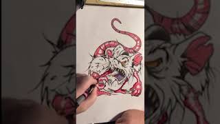 Never seen a rat like that art marker skateboarding [upl. by Jr]