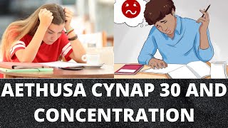 aethusa cynapium and concentration  best homeopathic medicine for concentration [upl. by Anileuqcaj829]