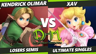 DAT MM 340 LOSERS SEMIS  Kendrick Olimar Young Link Vs Xav Peach Smash Ultimate  SSBU [upl. by Vola]