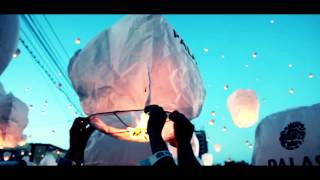 12740 sky lanterns in Iasi Romania NEW WORLD RECORD [upl. by Nnaik]