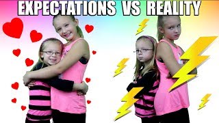 EXPECTATIONS vs REALITY of Having a Sibling All Expectations vs Reality In One Video [upl. by Aillimat]