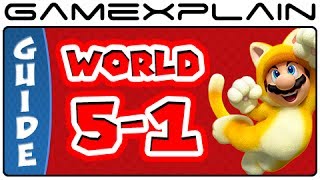 Super Mario 3D World  World 51 Green Stars amp Stamp Locations Guide amp Walkthrough [upl. by Layor]