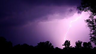 Heavy Thunderstorm Sounds ☔ Relaxing Rain Thunder amp Lightning Ambience for Sleep 🌩️ HD Nature Video [upl. by Lalla]