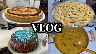 VLOG RECHEADO DE COMIDA GOSTOSAS FIZ￼ EMPADA DOCE BOLO DE CHOCOLATE BOBO DE CAMARÃO 🍤 ANIVERSÁRIO 🎂 [upl. by Beghtol439]