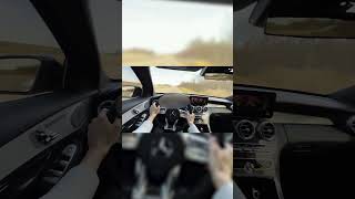 POV Drive in 2019 Mercedes C43 AMG 390HP shorts [upl. by Anidualc588]