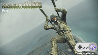 Ace Combat Assault Horizon Enhanced Edition Part 1 Warwolf  PC  Lets Play  Gameplay [upl. by Noemi]