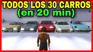 Donde encontrar TODOS los 30 CARROS de Exportación GTA San Andreas  Ubicación Vehículos Importación [upl. by Dobson]